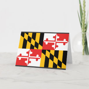 Tarjeta Bandera de Maryland