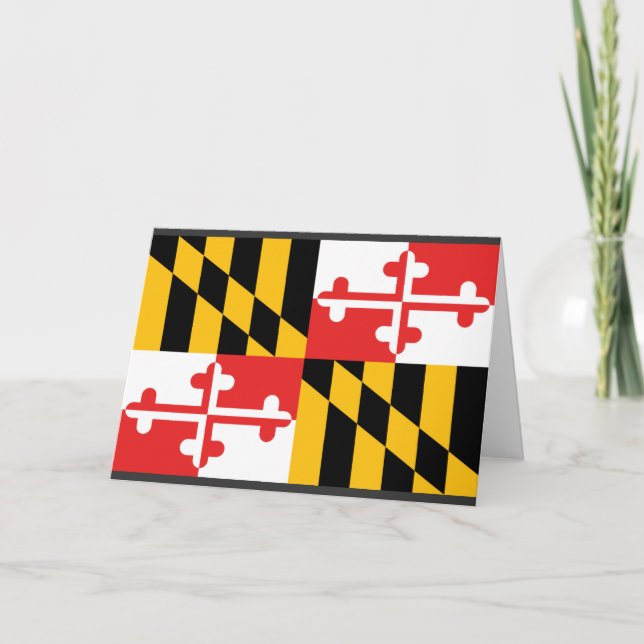 Tarjeta Bandera de Maryland (Anverso)