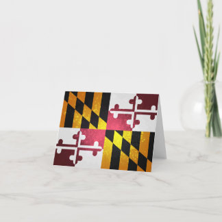 Tarjeta Bandera de Marylander