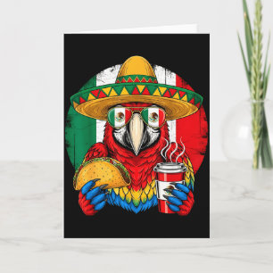 Tarjeta bandera de México orgullo mexicano raíces mexicana