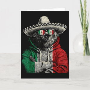 Tarjeta Bandera de México Orgullo Mexicano Raíces Mexicana
