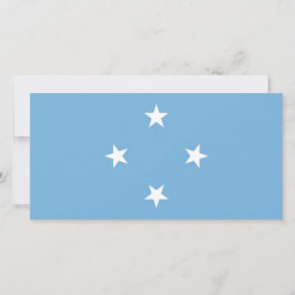 Tarjeta Bandera de Micronesia (Estados Federados de Micron