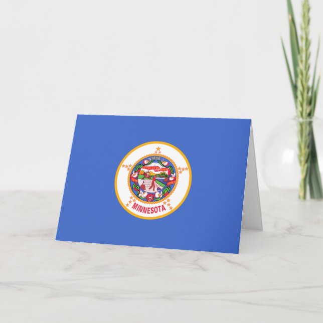 Tarjeta Bandera de Minnesota (Anverso)