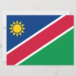 Tarjeta Bandera de Namibia (África meridional)