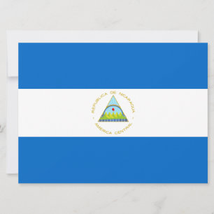 Tarjeta Bandera de Nicaragua