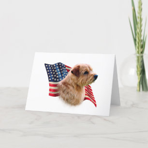 Tarjeta Bandera de Norfolk Terrier