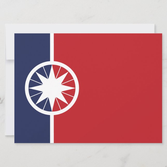 Tarjeta Bandera de Norman (Oklahoma) (Anverso)