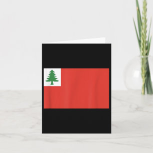 Tarjeta Bandera De Nueva Inglaterra Regalos Revolución De