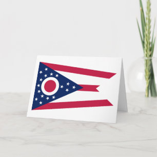 Tarjeta Bandera de Ohio