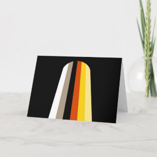 Tarjeta Bandera de Orgullo de Cabello Largo