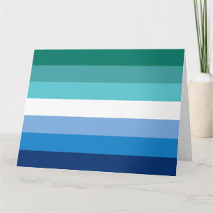Tarjeta Bandera de Orgullo Gay Masculino