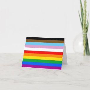 TARJETA BANDERA DE ORGULLO INCLUSIVO LGBTQ+