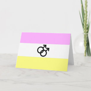 Tarjeta Bandera de Orgullo Twink