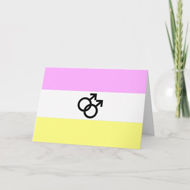 Tarjeta Bandera de Orgullo Twink (Anverso)