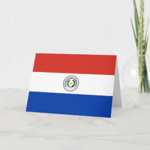 Tarjeta Bandera de Paraguay