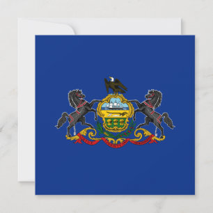 Tarjeta Bandera de Pensilvania