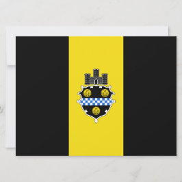 Tarjeta Bandera de Pittsburgh (Pennsylvania)