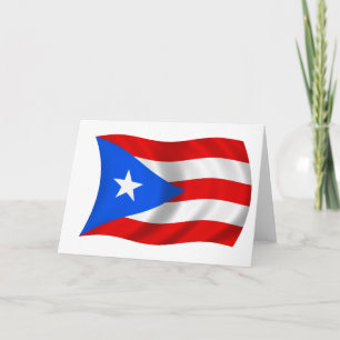 Tarjeta Bandera de Puerto Rico