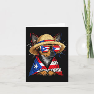 Tarjeta Bandera de Puerto Rico Boricua Bandera Puertorriqu