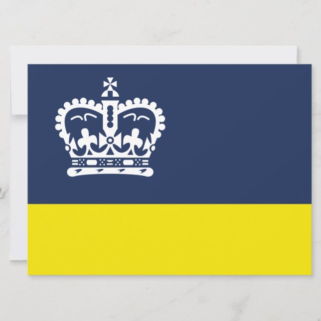 Tarjeta Bandera de Regina (Saskatchewan, Canadá) (Anverso)