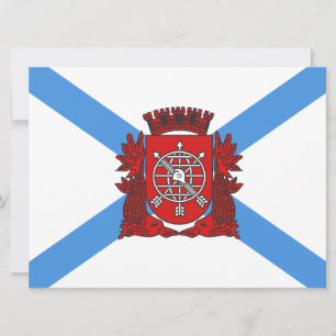 Tarjeta Bandera de Río de Janeiro (Brasil)