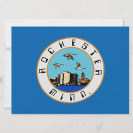 Tarjeta Bandera de Rochester (Minnesota)