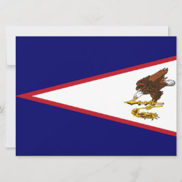 Tarjeta Bandera de Samoa Americana