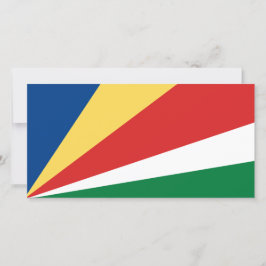 Tarjeta Bandera de Seychelles