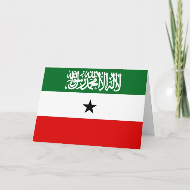 Tarjeta Bandera de Somaliland (Anverso)