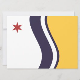 Tarjeta Bandera de South Bend (Indiana)