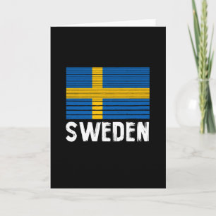 Tarjeta Bandera de Suecia