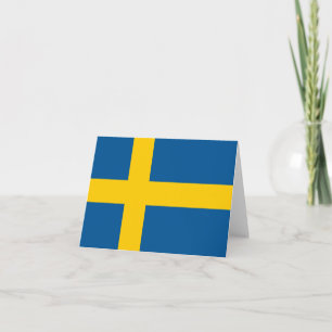 Tarjeta Bandera de Suecia