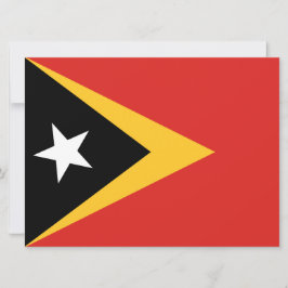 Tarjeta Bandera de Timor Oriental