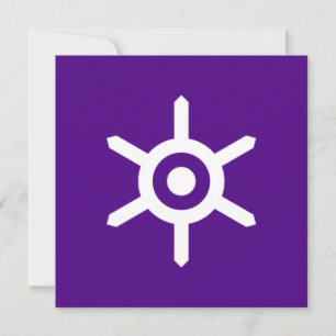 Tarjeta Bandera de Tokio (ciudad capital japonesa)