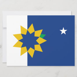 Tarjeta Bandera de Topeka (Kansas)