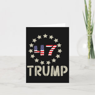 Tarjeta Bandera de Trump 2024 (en broma) lleva a Estados U