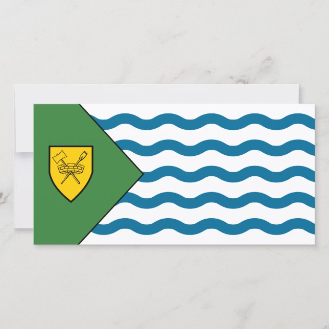 Tarjeta Bandera de Vancouver (British Columbia, Canadá) (Anverso)