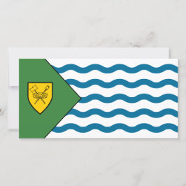 Tarjeta Bandera de Vancouver (British Columbia, Canadá)