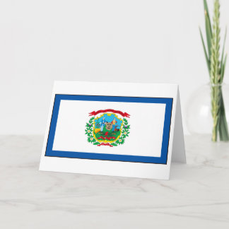 Tarjeta Bandera de Virginia Occidental