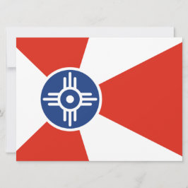 Tarjeta Bandera de Wichita (Kansas, Estados Unidos)