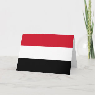 Tarjeta Bandera de Yemen