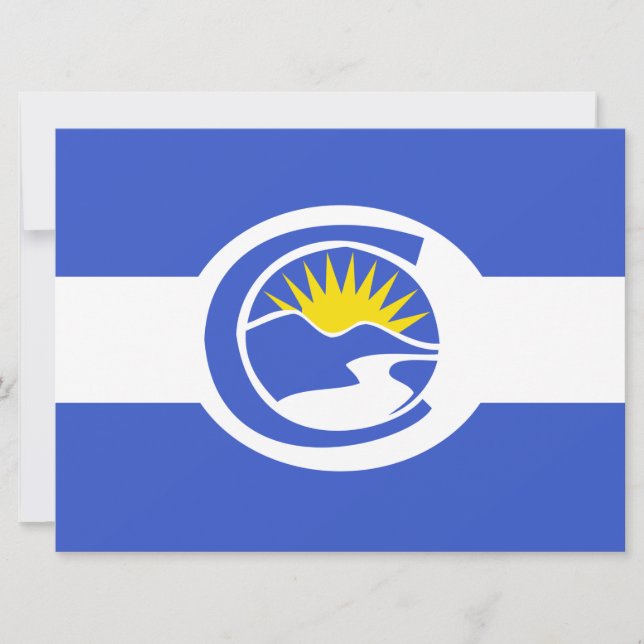 Tarjeta Bandera del Centenario (Colorado) (Anverso)