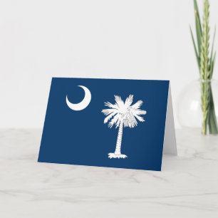 Tarjeta Bandera del Estado de Carolina del Sur