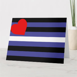 Tarjeta Bandera del Orgullo de Cuero