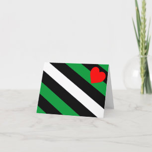 Tarjeta Bandera del Orgullo Leather Boi