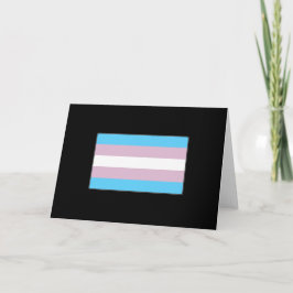 Tarjeta Bandera del Orgullo Transgénero