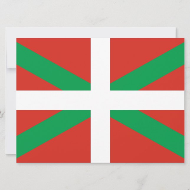Tarjeta Bandera del País Vasco (Anverso)