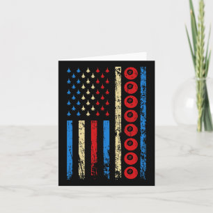 Tarjeta Bandera Deportiva Estadounidense Billar Atlético 4