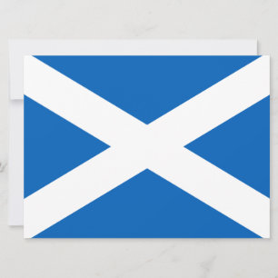 Tarjeta Bandera escocesa (Saltire) (Bandera escocesa)