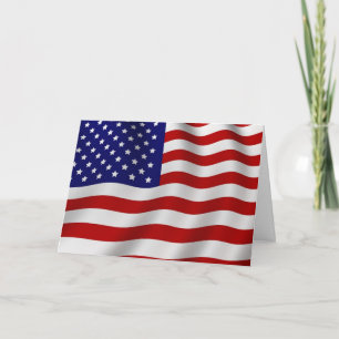 Tarjeta Bandera estadounidense